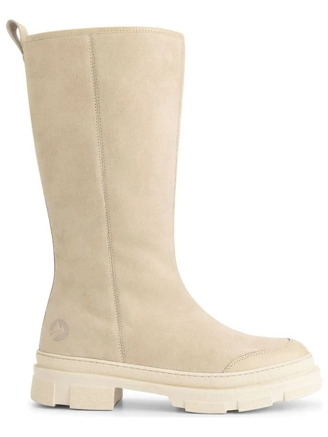 Leder-Stiefel "Whistler" in Beige>TRAVELIN'