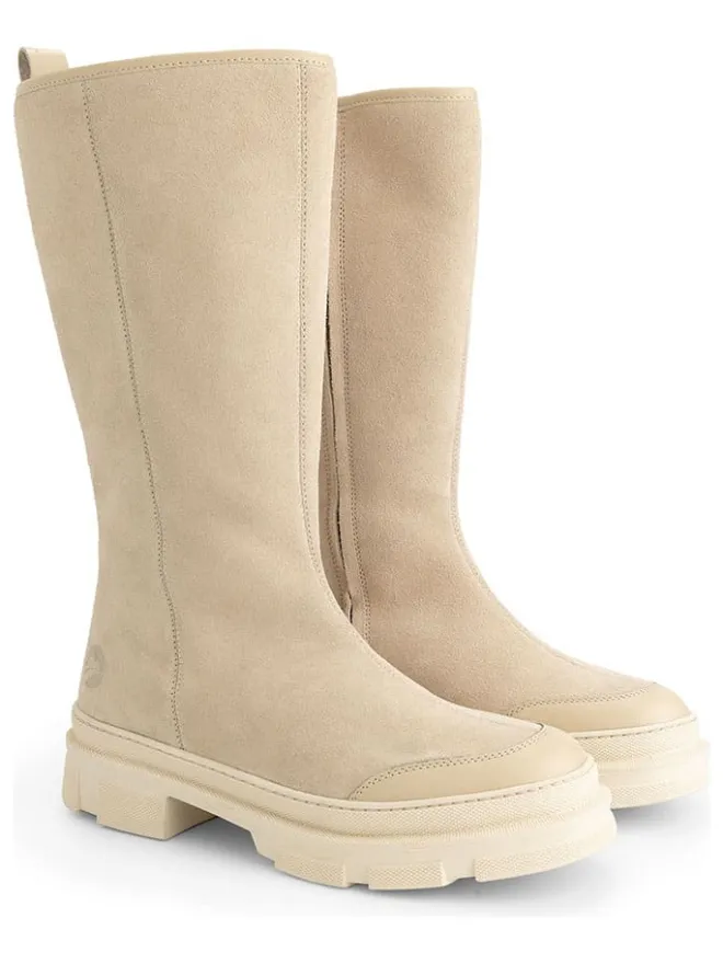 Leder-Stiefel "Whistler" in Beige>TRAVELIN'