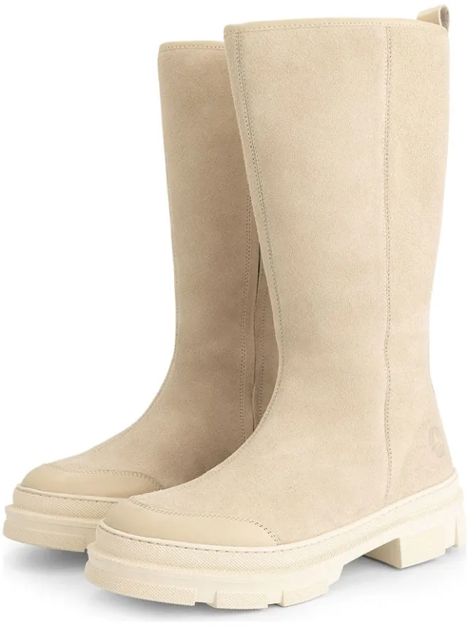 Leder-Stiefel "Whistler" in Beige>TRAVELIN'