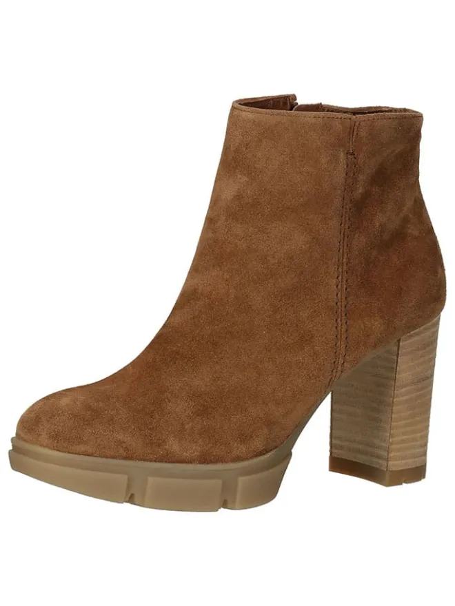 Paul Green Stiefeletten^Leder-Stiefeletten in Hellbraun
