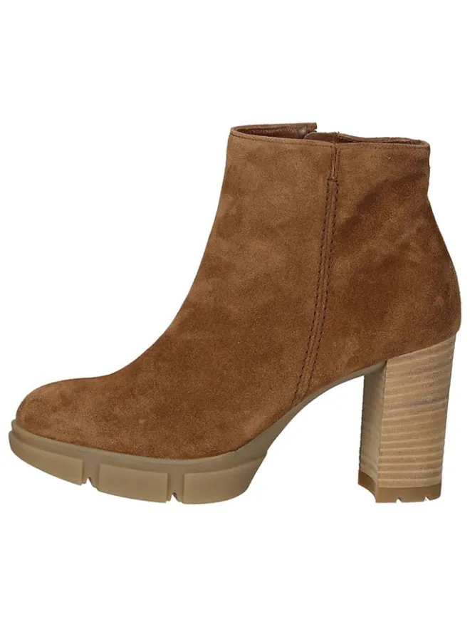 Paul Green Stiefeletten^Leder-Stiefeletten in Hellbraun