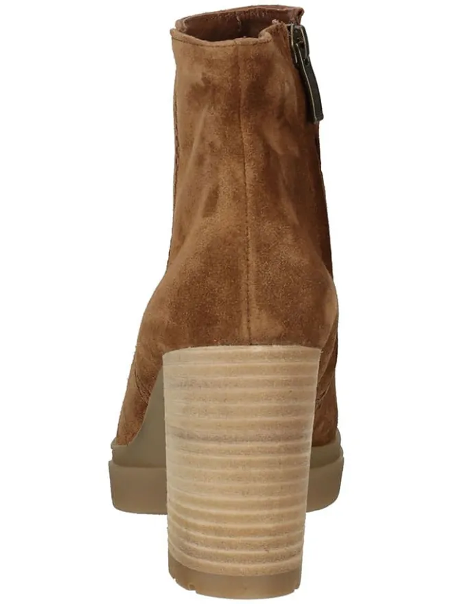 Paul Green Stiefeletten^Leder-Stiefeletten in Hellbraun