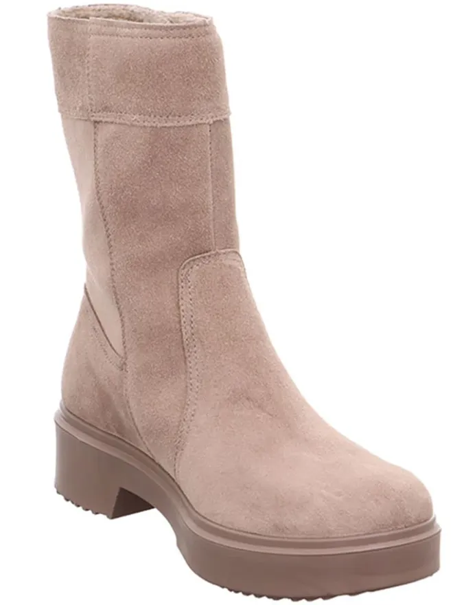 Leder-Stiefeletten "Angel-Giotto" in Beige>Legero Online