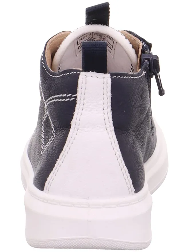 superfit Stiefeletten·Hohe Stiefeletten^Leder-Stiefeletten "Cosmo" in Dunkelblau