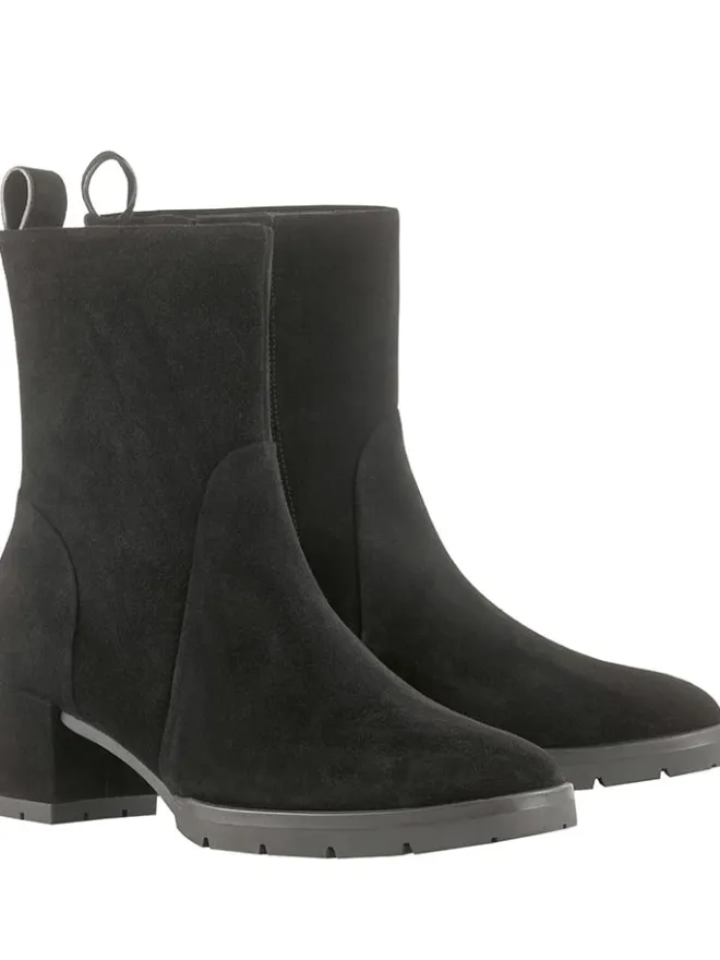 Högl Stiefeletten^Leder-Stiefeletten "Diana" in Schwarz