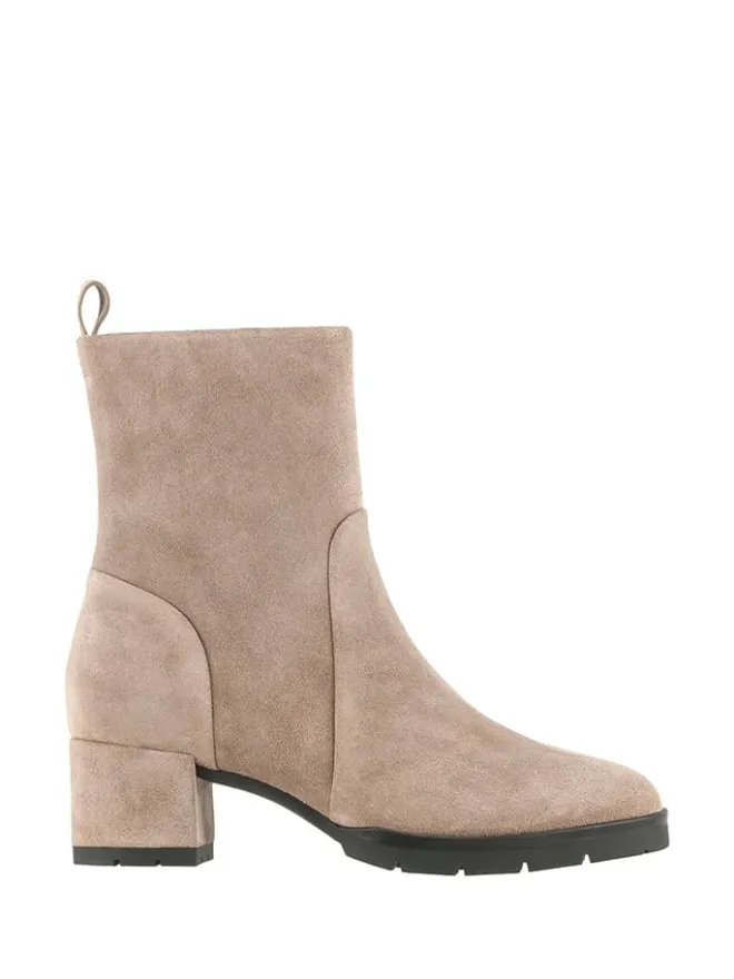 Leder-Stiefeletten "Diana" in Beige>Högl