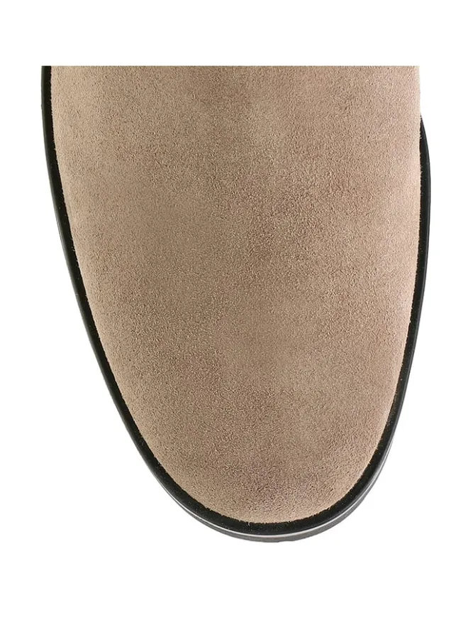Leder-Stiefeletten "Diana" in Beige>Högl