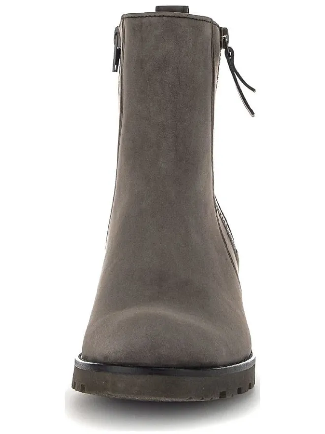 Leder-Stiefeletten in Anthrazit>Gabor Clearance