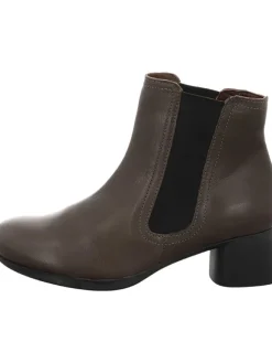 Leder-Stiefeletten in Braun>Think! Clearance