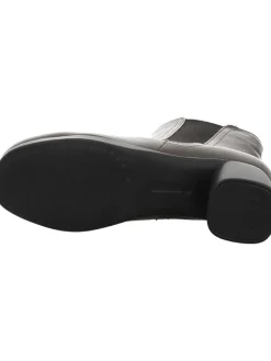 Leder-Stiefeletten in Braun><noscript><img width=