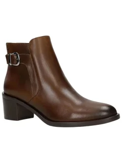 Leder-Stiefeletten in Braun>Wojas New