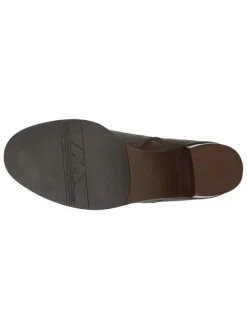 Leder-Stiefeletten in Braun><noscript><img width=