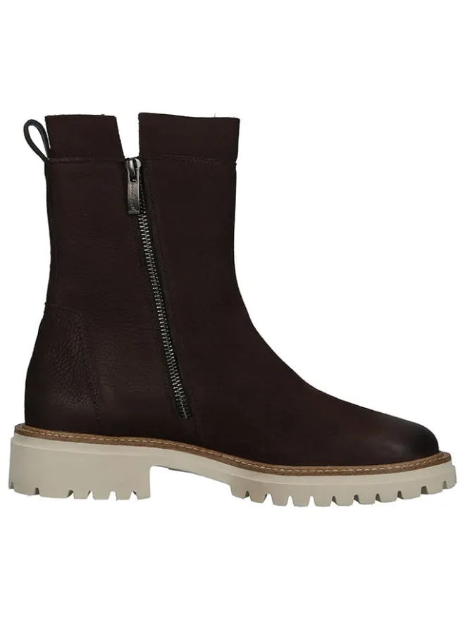 Leder-Stiefeletten in Braun>Paul Green Sale