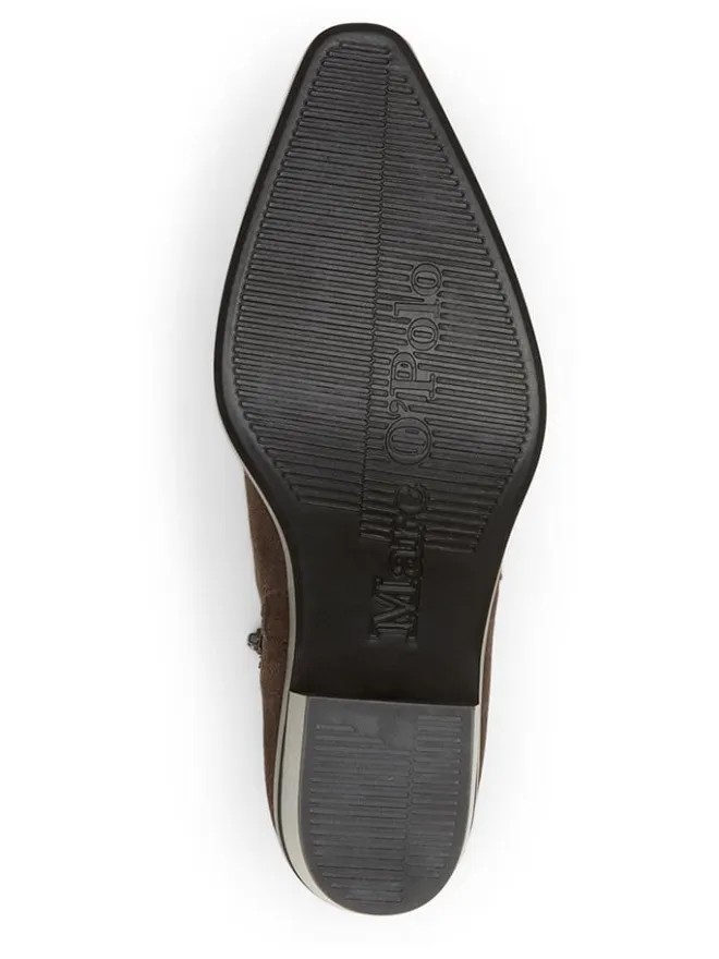 Leder-Stiefeletten in Braun>Marc O'Polo Shoes Best