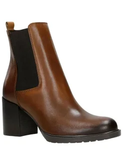 Wojas Stiefeletten^Leder-Stiefeletten in Braun