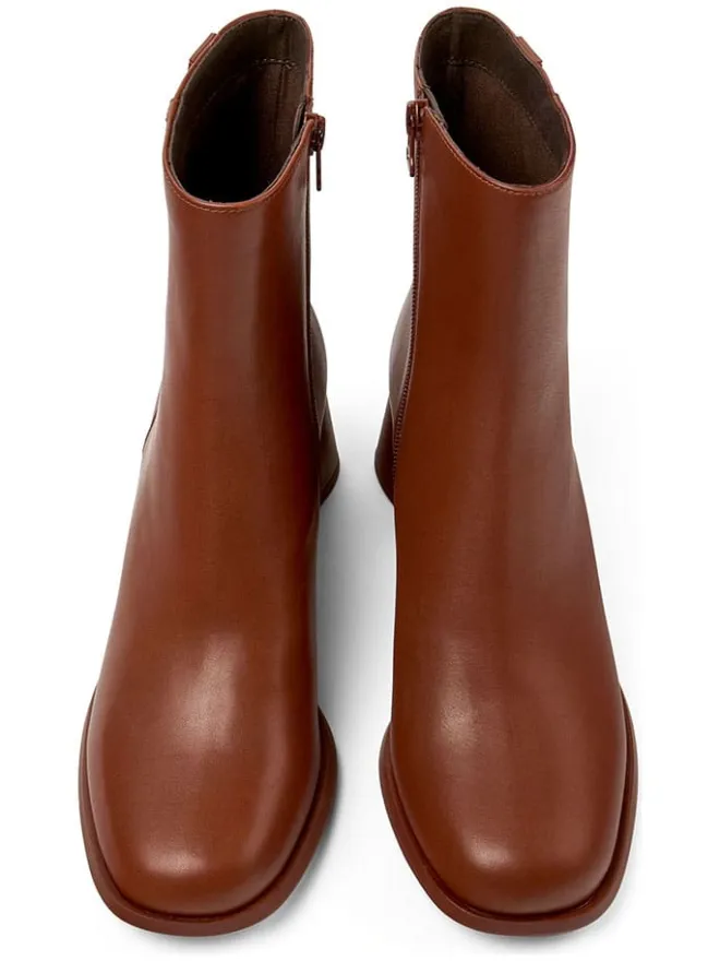 Camper Stiefeletten^Leder-Stiefeletten in Hellbraun