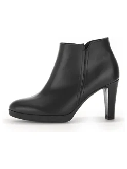 Leder-Stiefeletten in Schwarz>Gabor Sale