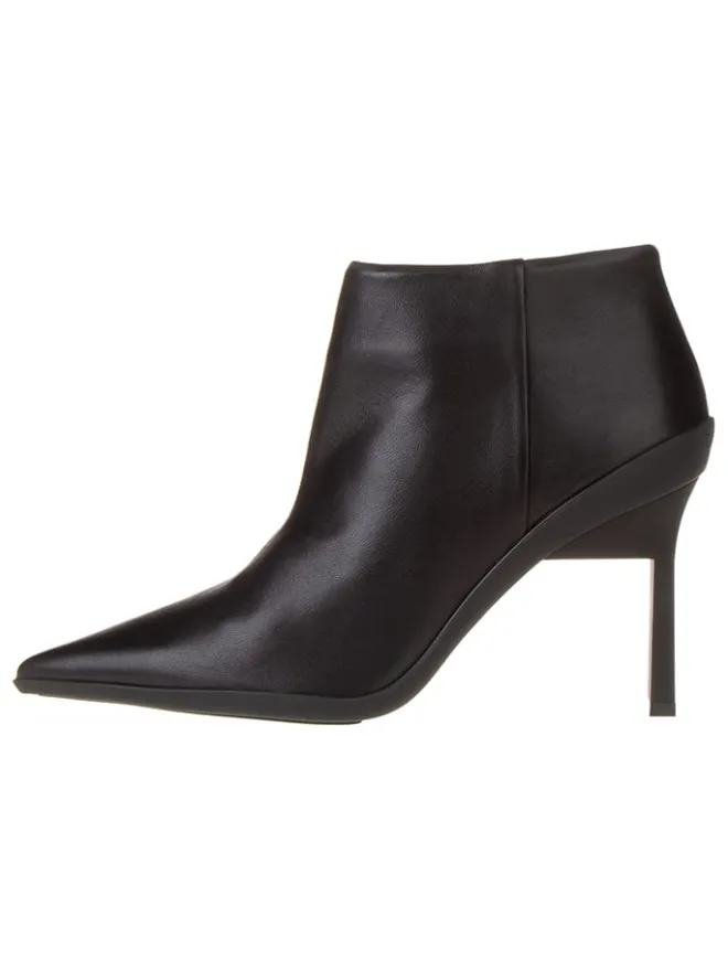 Leder-Stiefeletten in Schwarz>Calvin Klein Discount
