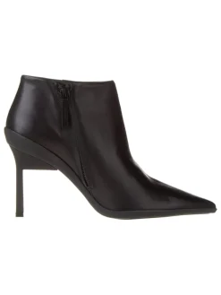 Leder-Stiefeletten in Schwarz>Calvin Klein Discount