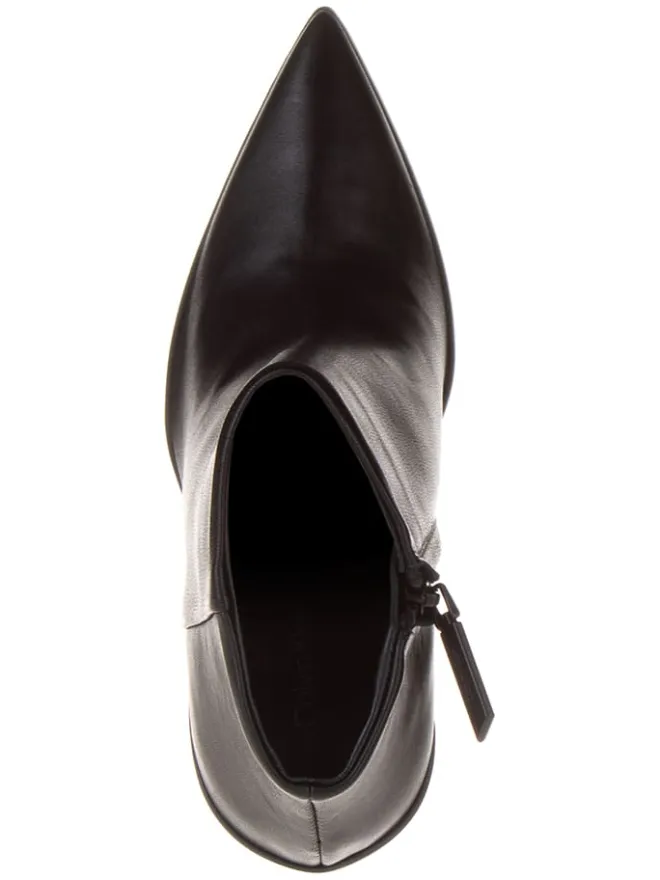 Leder-Stiefeletten in Schwarz>Calvin Klein Discount