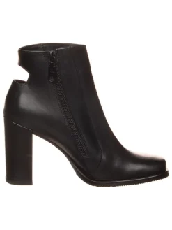 Leder-Stiefeletten in Schwarz>Calvin Klein Best