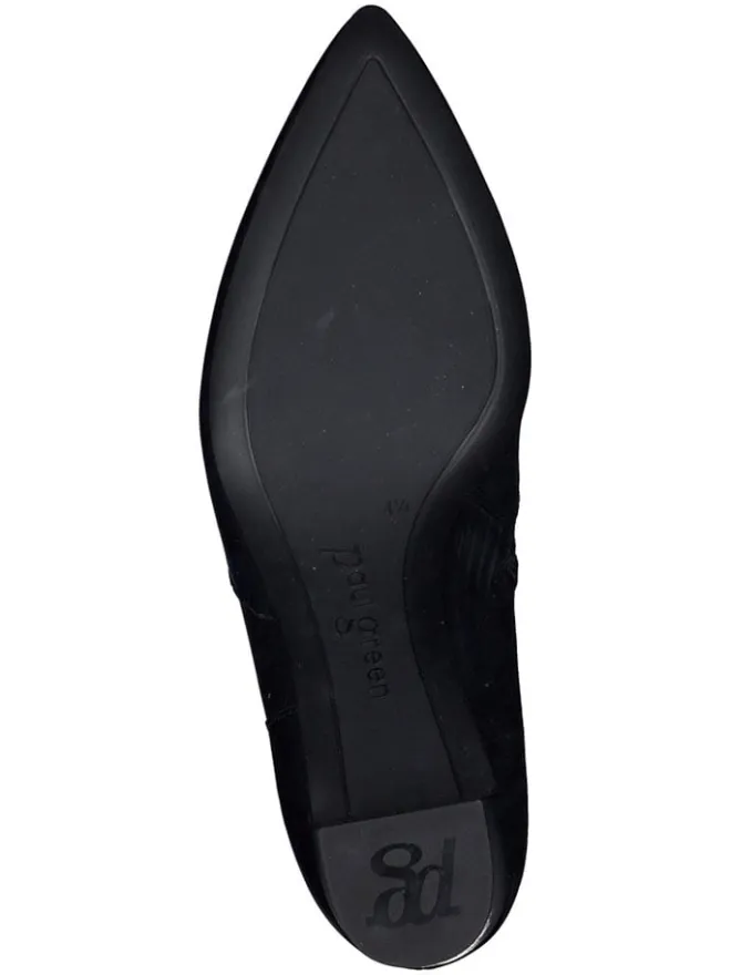 Paul Green Stiefeletten^Leder-Stiefeletten in Schwarz