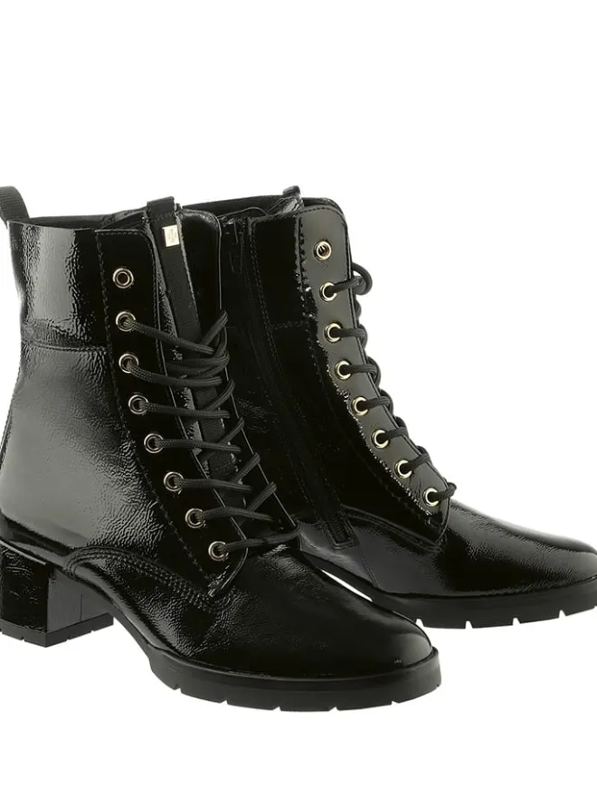 Leder-Stiefeletten "Livia" in Schwarz>Högl New