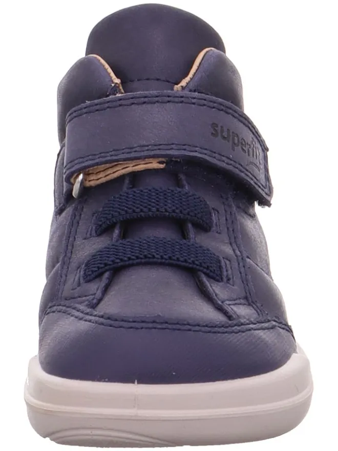 superfit Lauflernschuhe^Leder-Stiefeletten "Superfree" in Dunkelblau