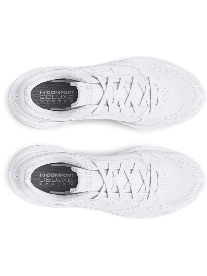 Leder-Trainingsschuhe "Edge LTHR" in Weiß>Under Armour Online