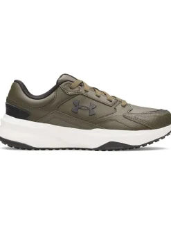 Leder-Trainingsschuhe in Khaki>Under Armour Outlet