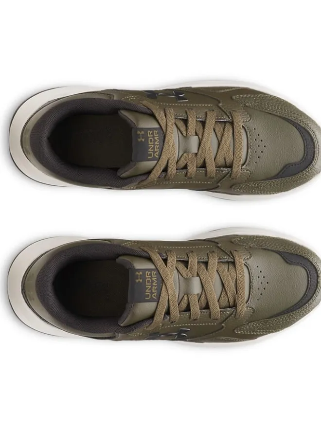 Leder-Trainingsschuhe in Khaki>Under Armour Outlet