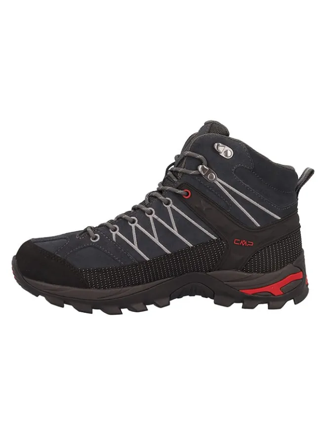 Leder-Trekingschuhe "Rigel" in Schwarz/ Dunkelblau>cmp Hot