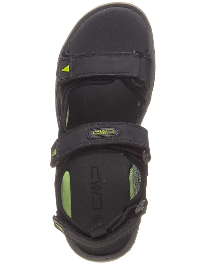 cmp Outdoorschuhe^Leder-Trekkingsandalen in Schwarz