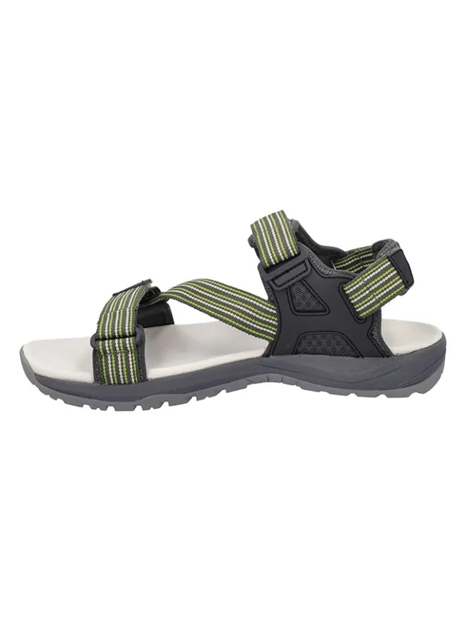 cmp Outdoorschuhe^Leder-Trekkingsandalen "Khalys" in Grau/ Grün