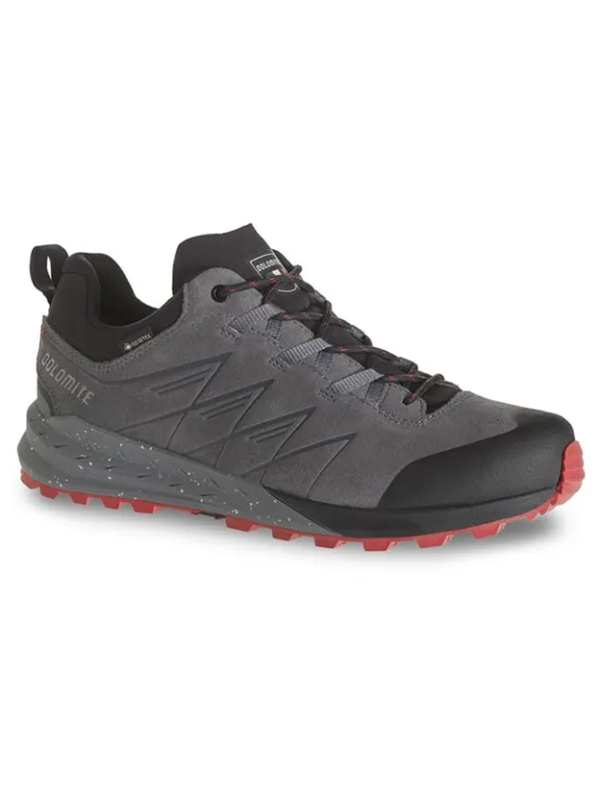 DOLOMITE Outdoorschuhe^Leder-Trekkingschuhe "Croda Nera GTX" in Grau