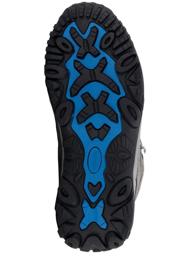 TRAVELIN' Outdoor- & Sportschuhe^Leder-Trekkingschuhe "Hornborg" in Grau/ Blau