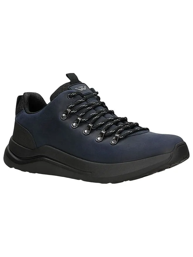 Wojas Outdoorschuhe^Leder-Trekkingschuhe in Dunkelblau
