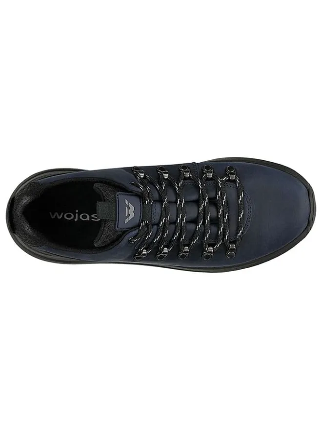 Wojas Outdoorschuhe^Leder-Trekkingschuhe in Dunkelblau