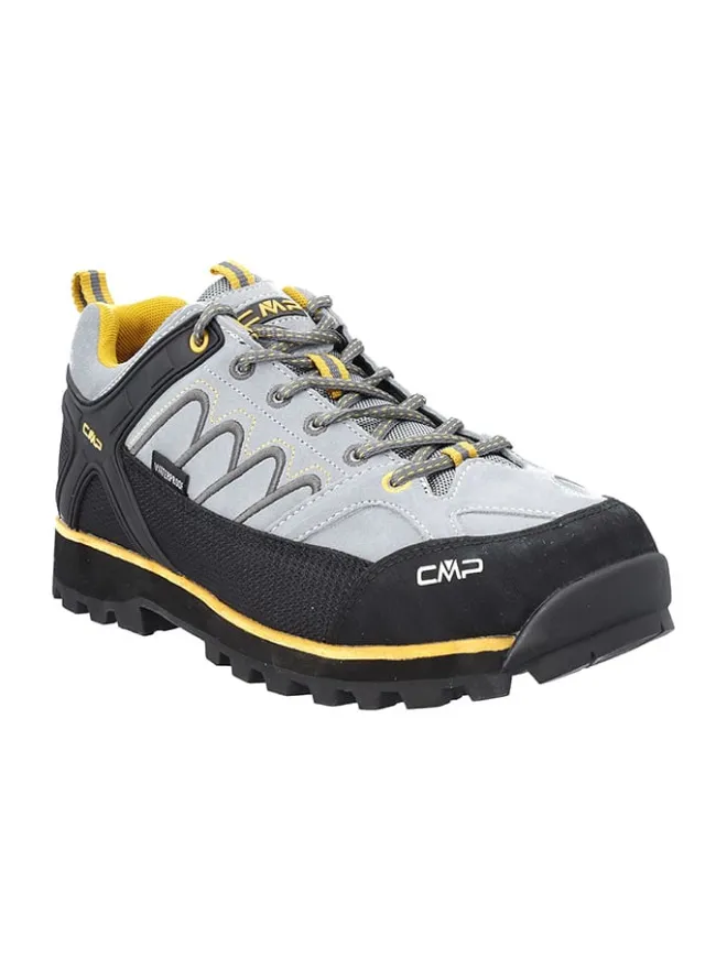 Leder-Trekkingschuhe "Moon" in Grau/ Schwarz/ Gelb>cmp Outlet