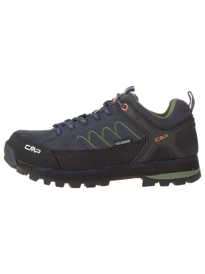 Leder-Trekkingschuhe "Moon Low" in Blau/ Schwarz>cmp Hot