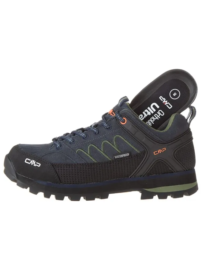 Leder-Trekkingschuhe "Moon Low" in Blau/ Schwarz>cmp Hot