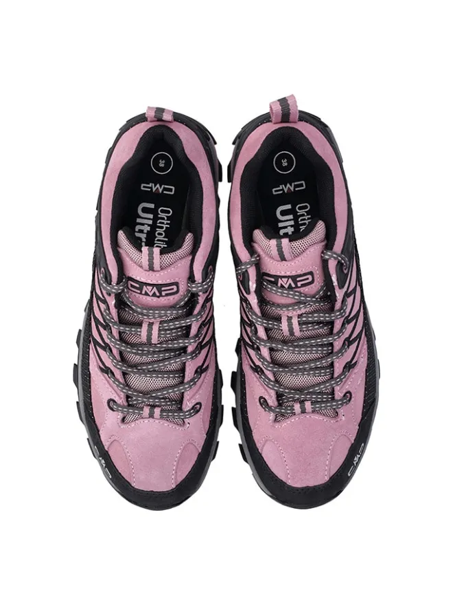 Leder-Trekkingschuhe "Rigel" in Schwarz/ Rosa>cmp Discount