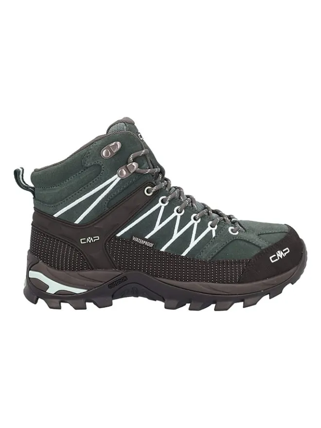 Leder-Trekkingschuhe "Rigel" in Grün/ Schwarz>cmp Online