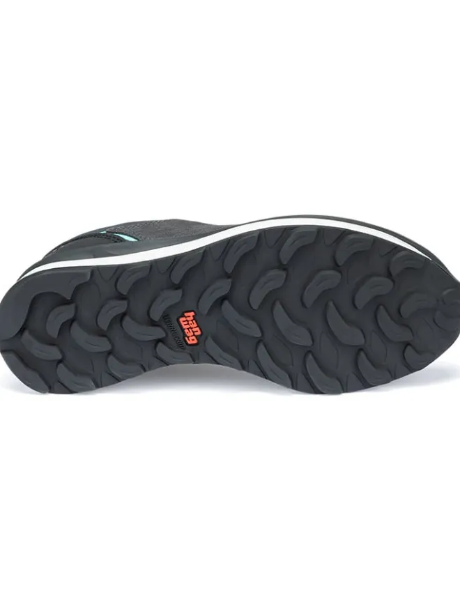 hanwag Outdoor- & Sportschuhe^Leder-Walkingschuhe "Blueridge Low Lady LL" Grau/ Türkis
