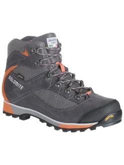 DOLOMITE Outdoorschuhe^Leder-Wanderboots "Zernez GTX" in Grau
