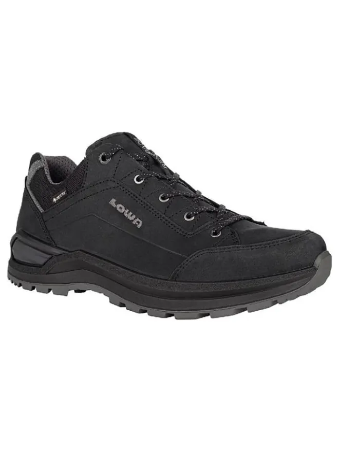 LOWA Outdoorschuhe^Leder-Wanderschuhe "Renegade Evo" in Schwarz