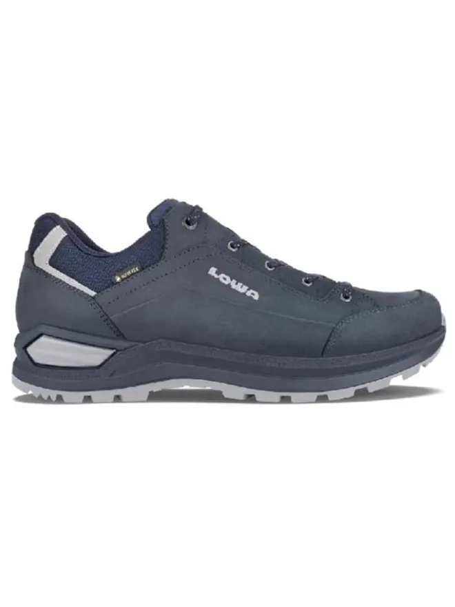 Leder-Wanderschuhe "Renegade Evo GTX" in Dunkelblau/ Grau>LOWA Discount