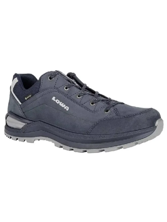 Leder-Wanderschuhe "Renegade Evo GTX" in Dunkelblau/ Grau>LOWA Discount