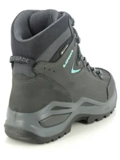 LOWA Outdoor- & Sportschuhe^Leder-Wanderschuhe "Renegade EV" in Grau/ Türkis