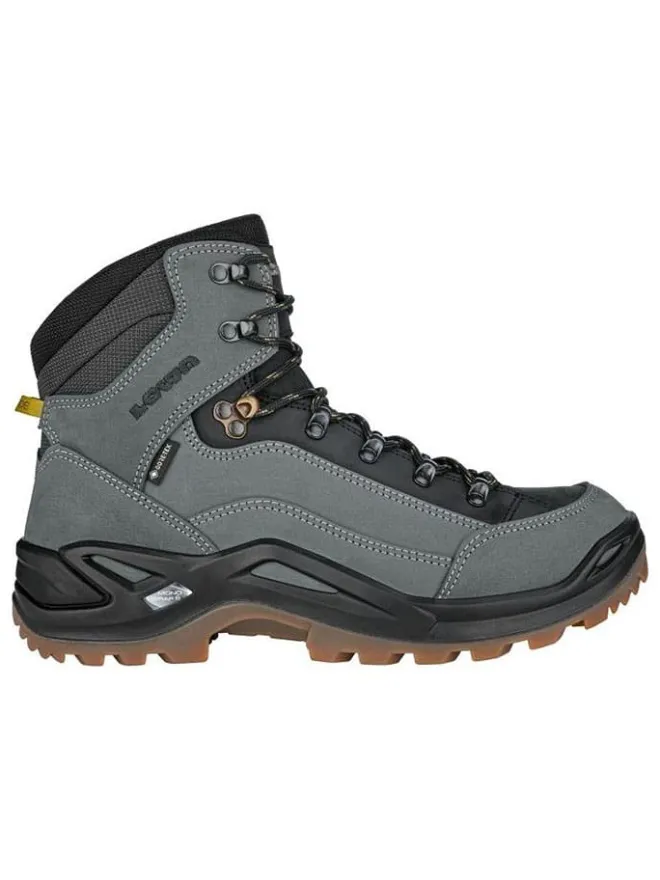 Leder-Wanderschuhe "Renegade GTX Mid" in Grau>LOWA Clearance